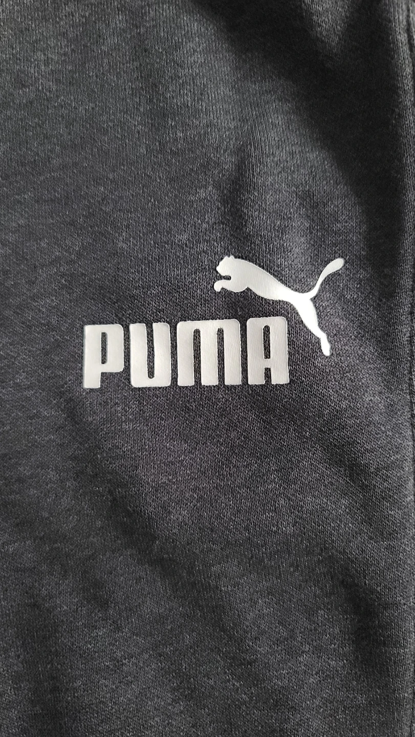 Puma Grey Fleece Sweatpants - Size Large - photo 2
