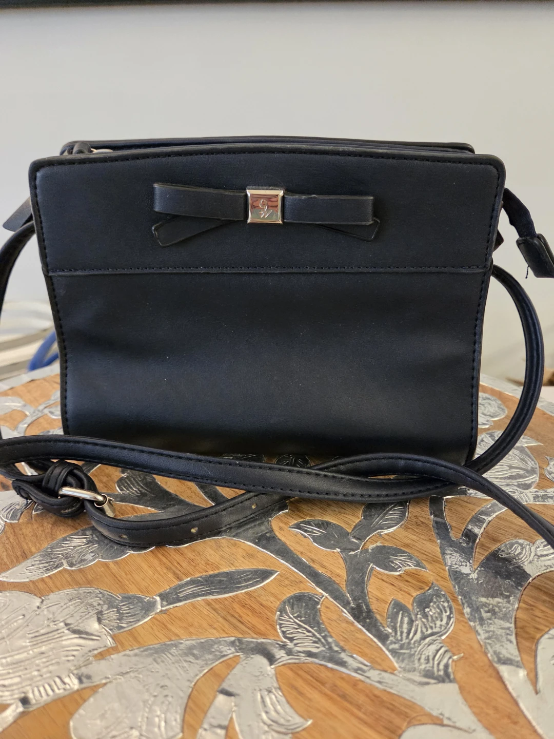 NINE WEST Navy Blue Crossbody Bag