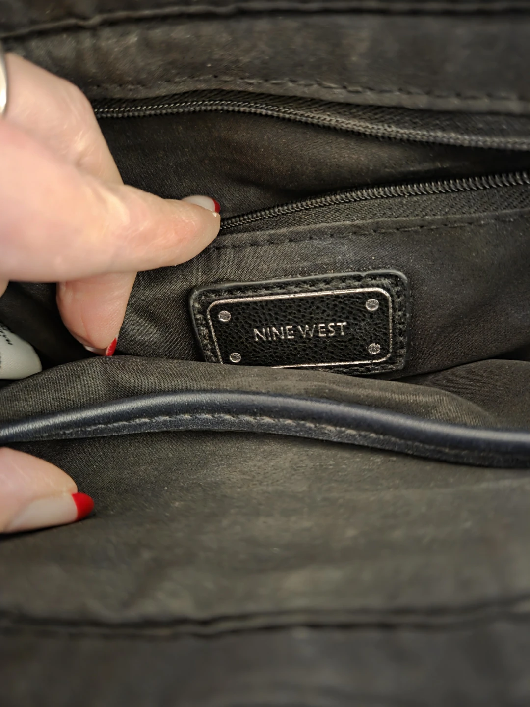 NINE WEST Navy Blue Crossbody Bag - photo 3