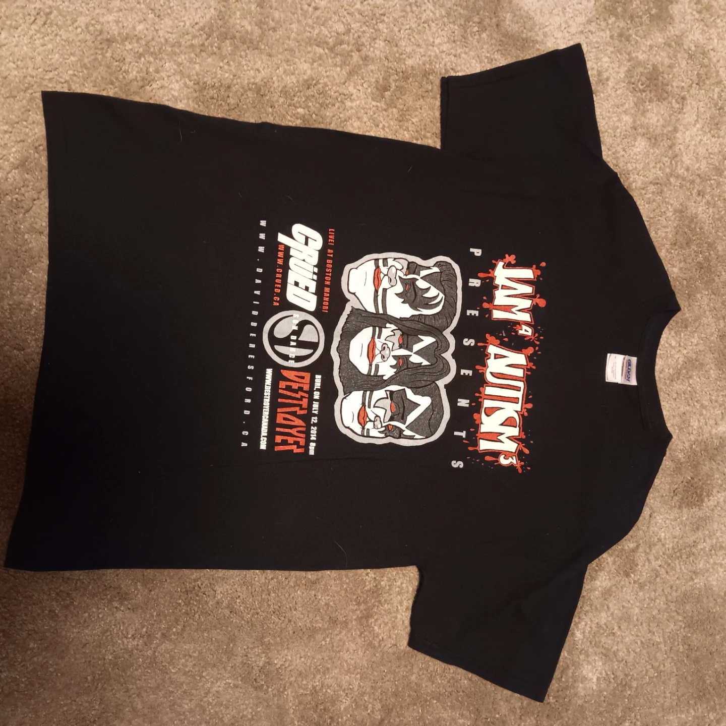 GILDAN JAM 'N AUTISM Concert T-Shirt