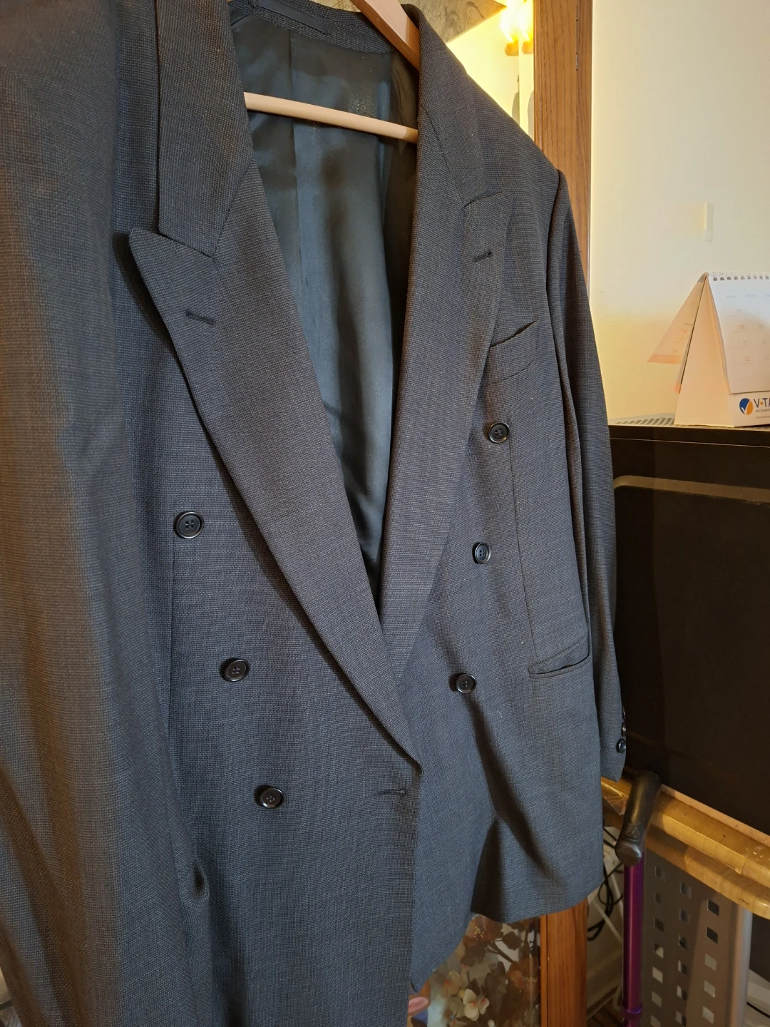 🥕BROGUE Double-Breasted Blazer