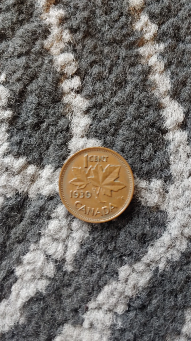 Canadian & United States pennies 1939 - 1968