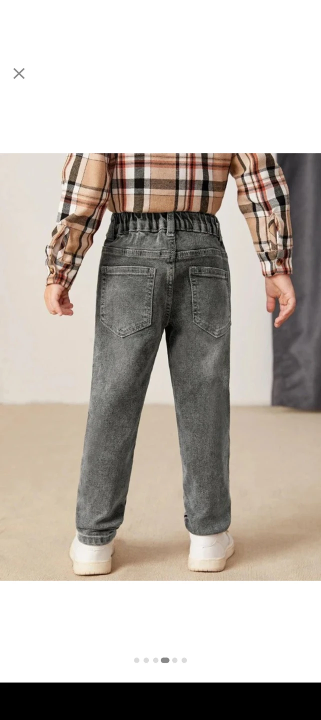 Boys Charcoal Grey Jeans - photo 5