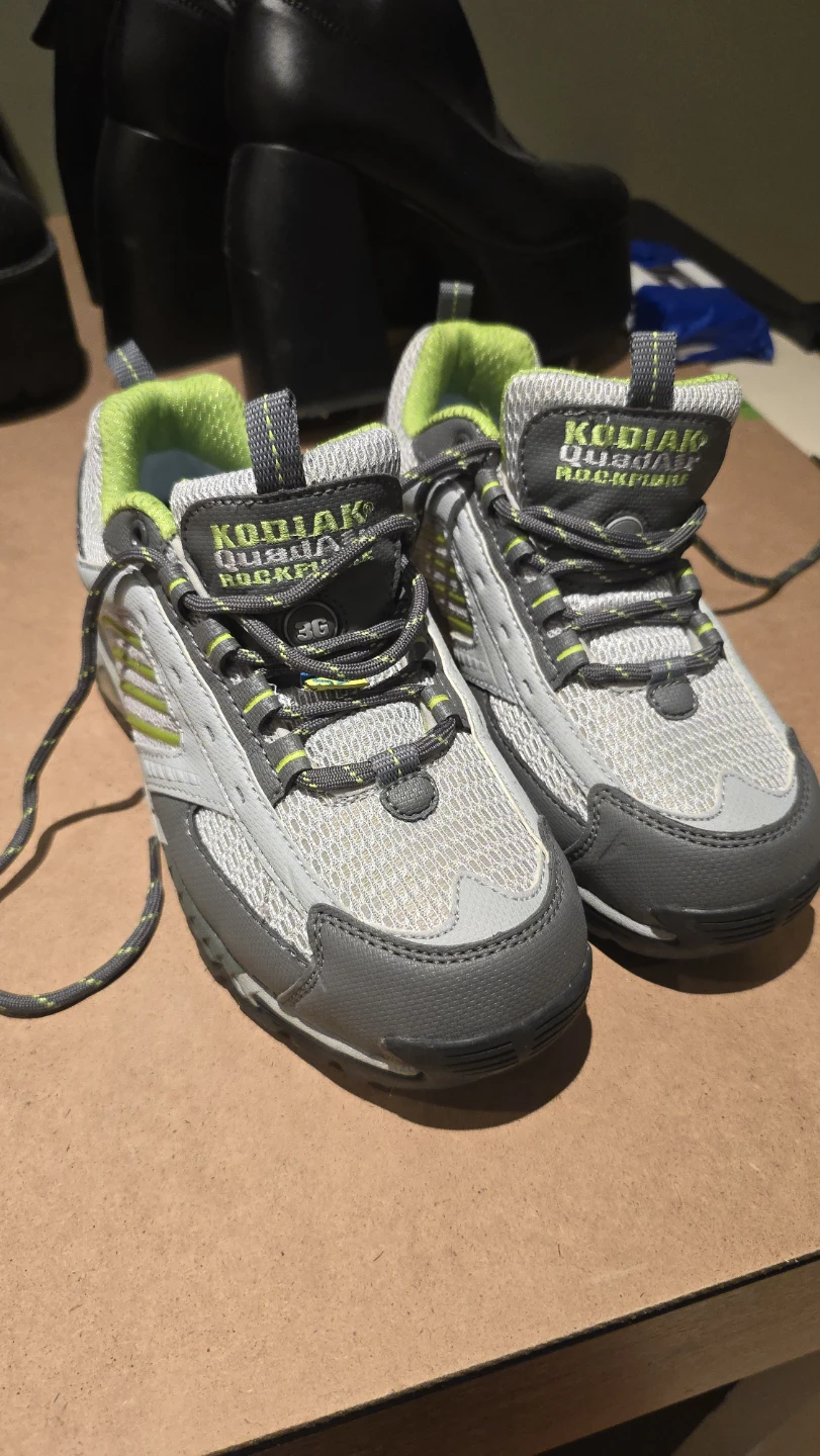 Kodiak "Rush-Flex" Grey/Lime Green Running Shoes - photo 2