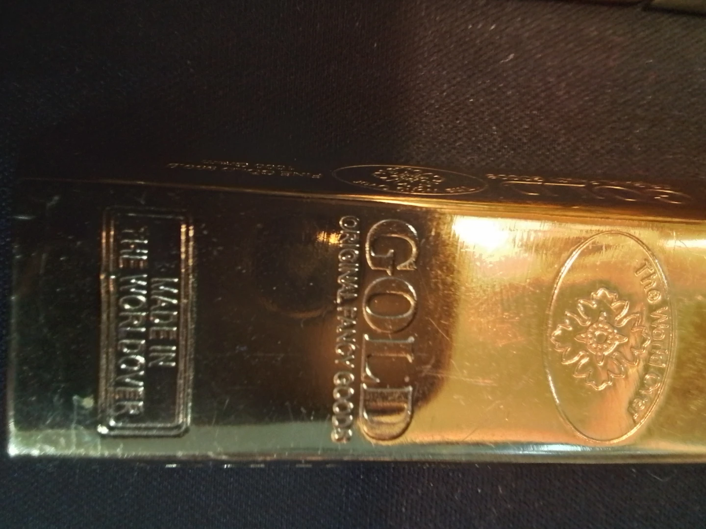 The World Over Gold Bar Lighters Fancy Goods Spark Pair - photo 5