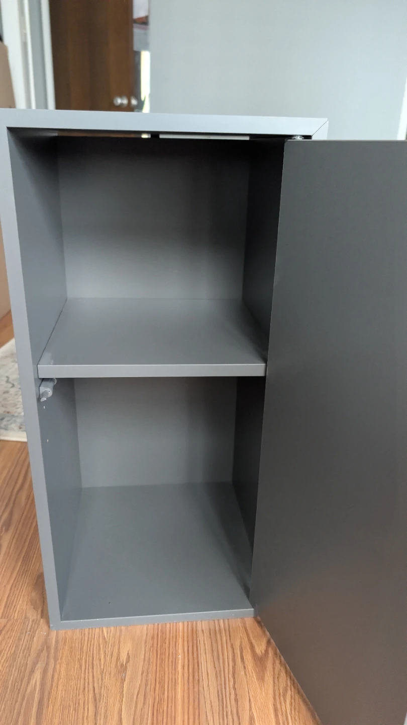IKEA Grey Cabinet with Door - photo 2