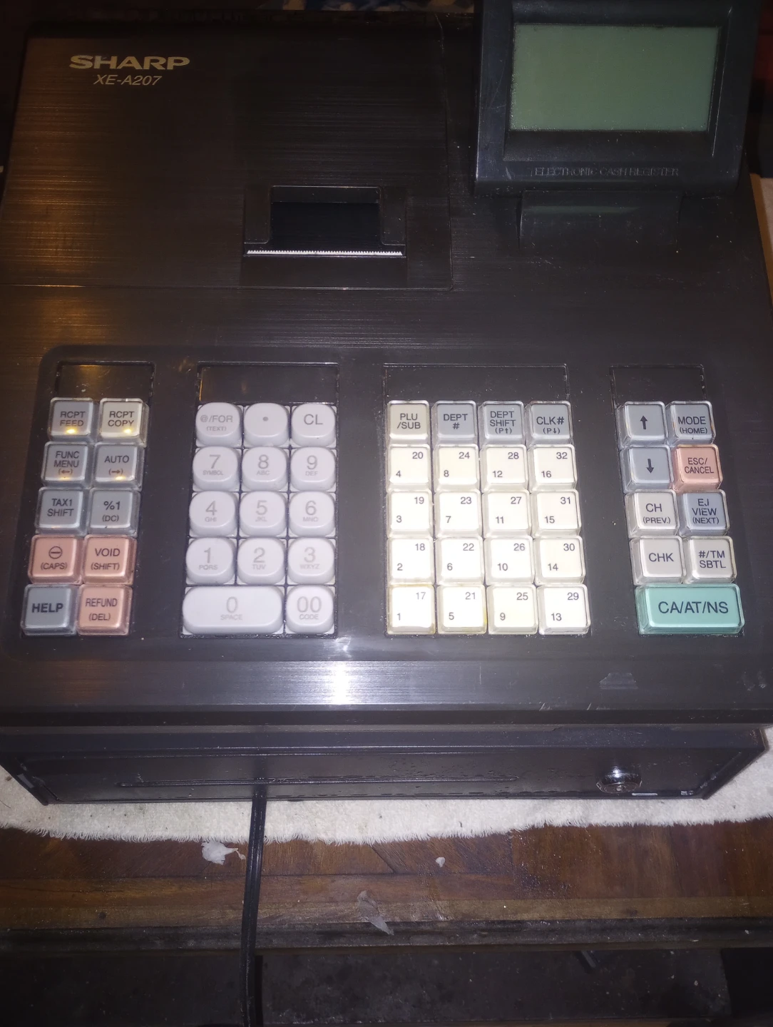 Sharp XE-A207 Electronic Cash Register - photo 2