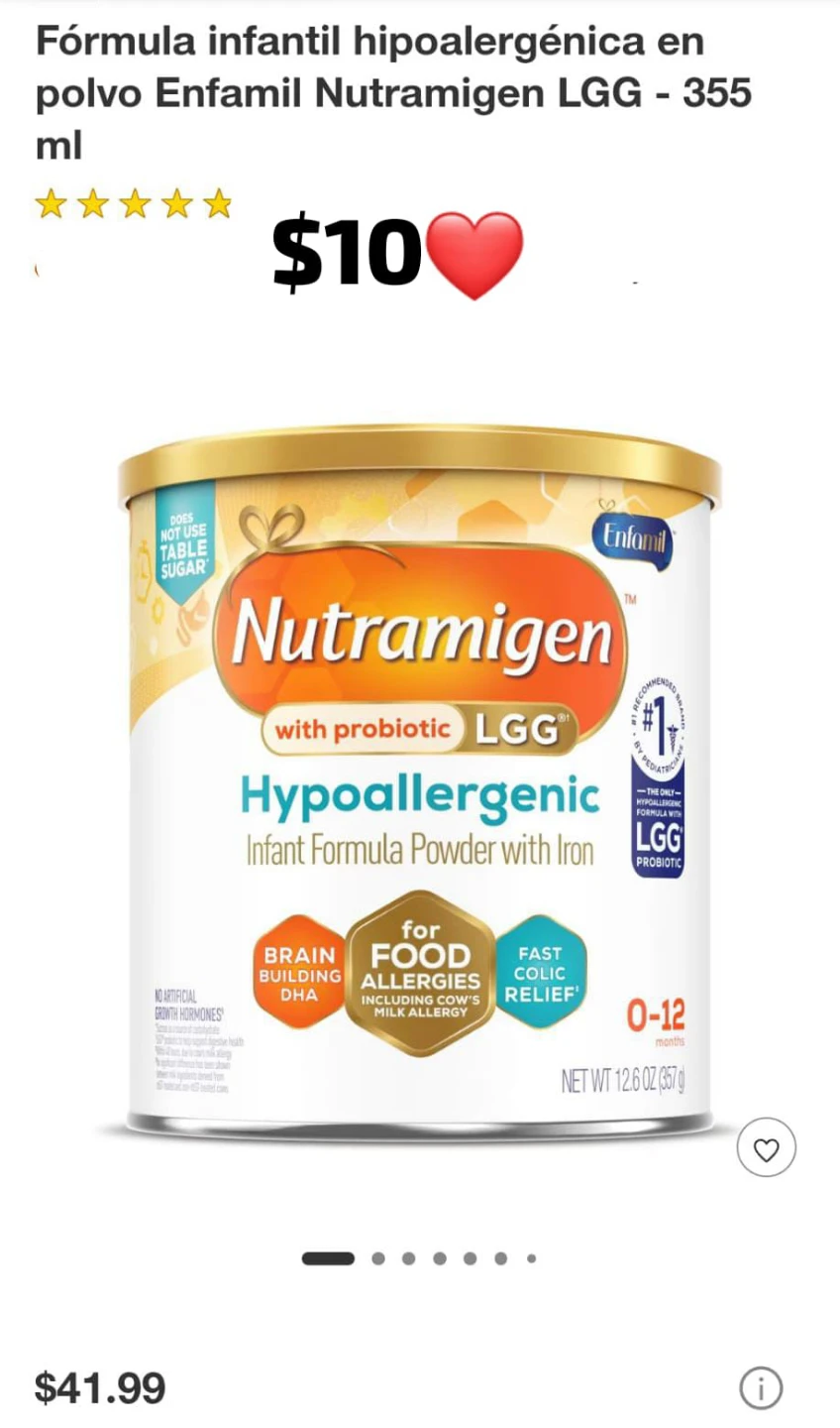 Enfamil Nutramigen LGG Hypoallergenic Infant Formula Powder