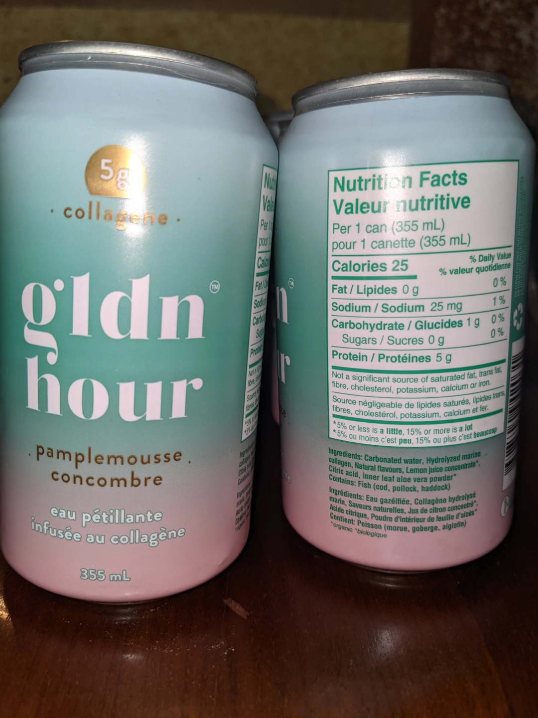 Gldn Hour Collagen Infused Sparkling Water