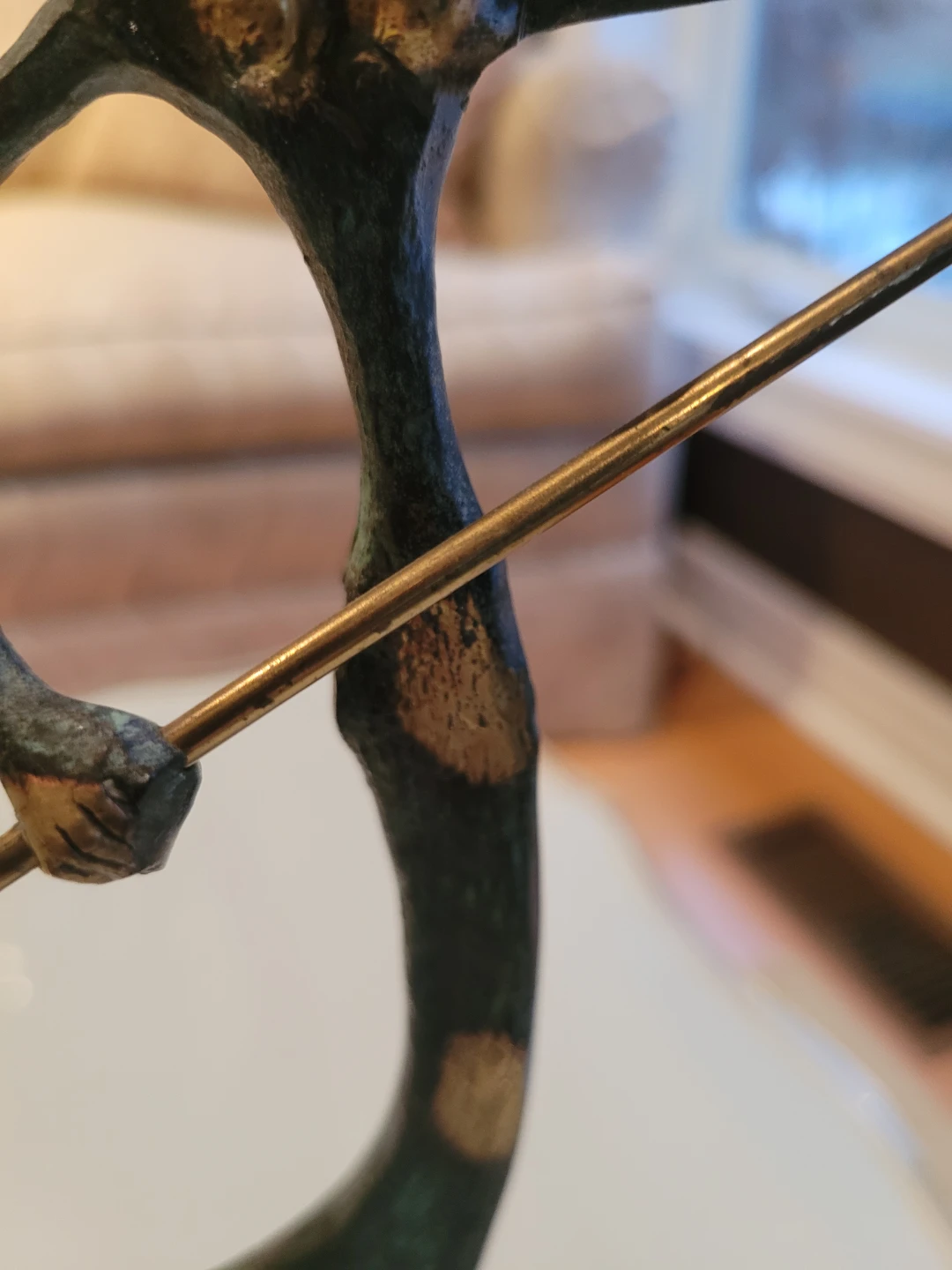 1/2 Off - Bronze Statue "Artemis" w Bow & Arrow - photo 4