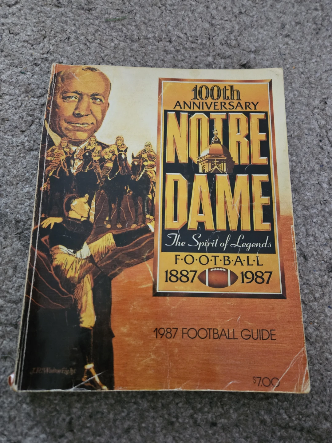 1987 Notre Dame 100th Anniversary Football Media Guide