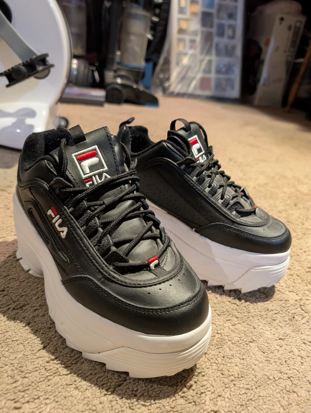 FILA Disruptor II Platform Sneakers - Black - photo 3