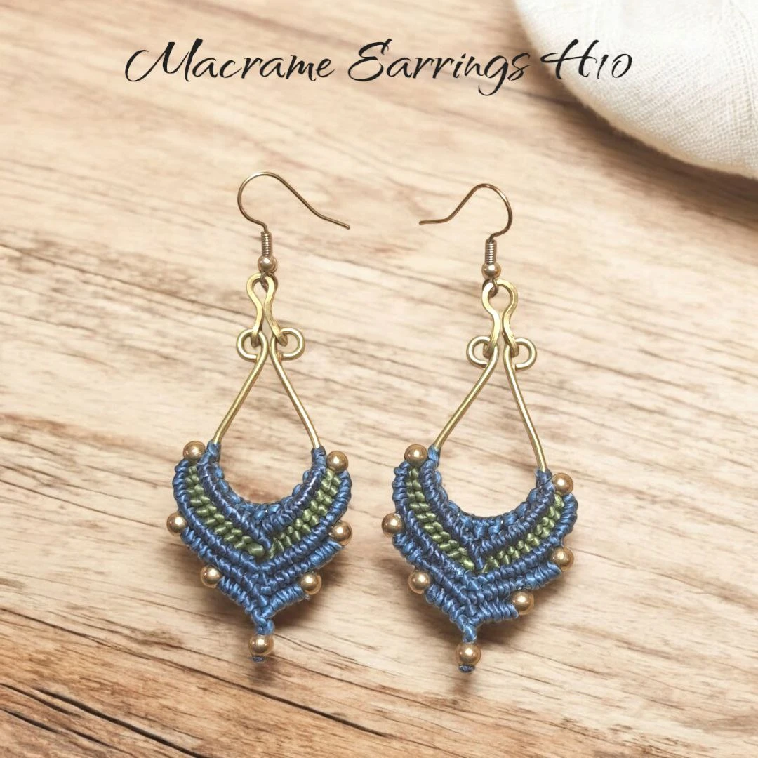 Macrame Earrings H10🏆
