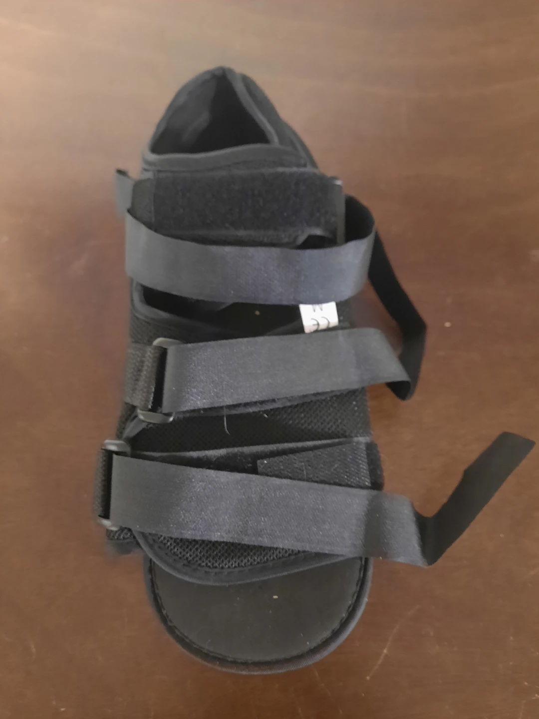 Black Walking Boot Brace medium