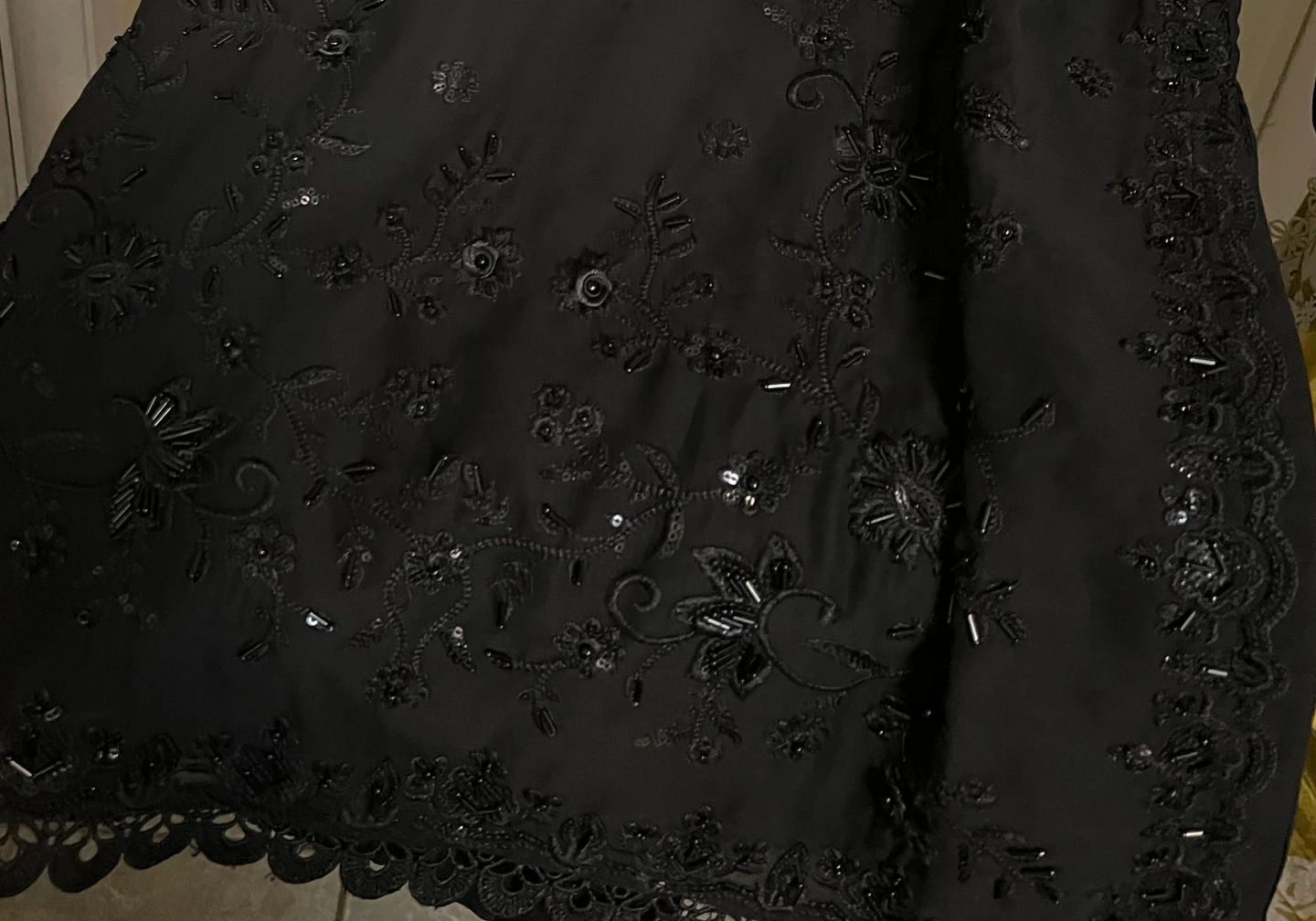 3 pcs black moti work suit - photo 3