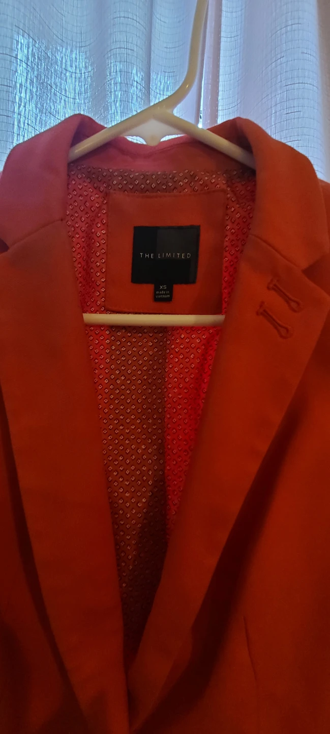 The Limited Orange Blazer Jacket XS - photo 3