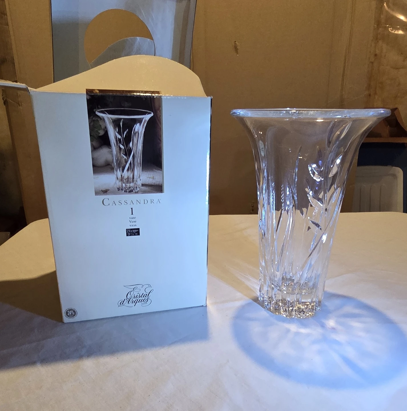 Cristal d'Arques "Cassandra 1" Crystal Vase - photo 2