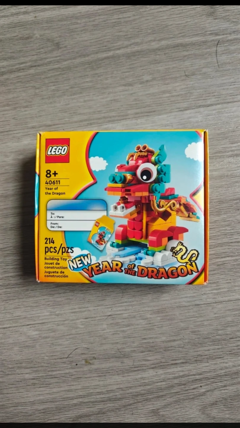 New LEGO 40611 Year of the Dragon Set - Ages 8+