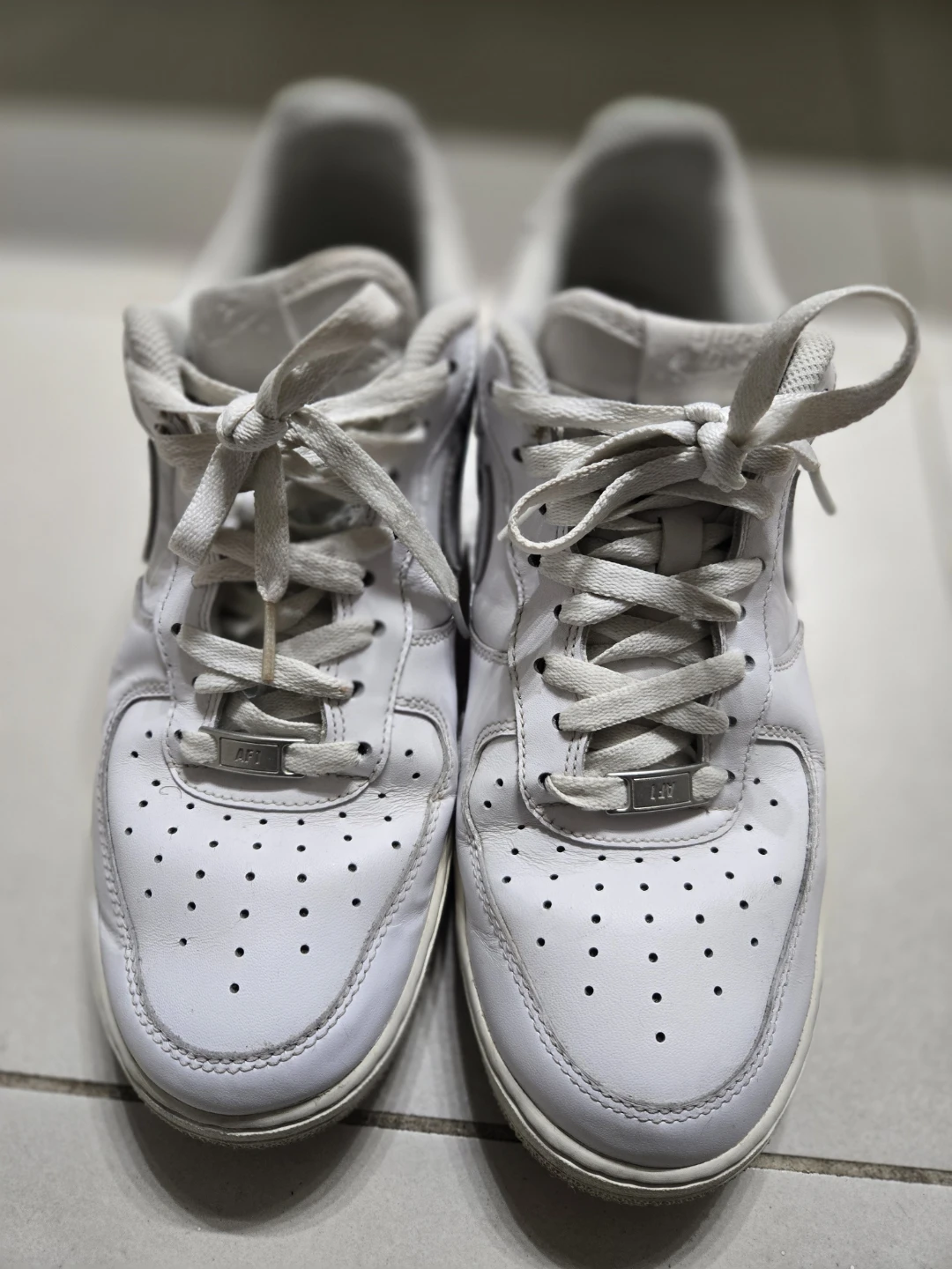 Nike Air Force 1 Low Men's White Sneakers - photo 2