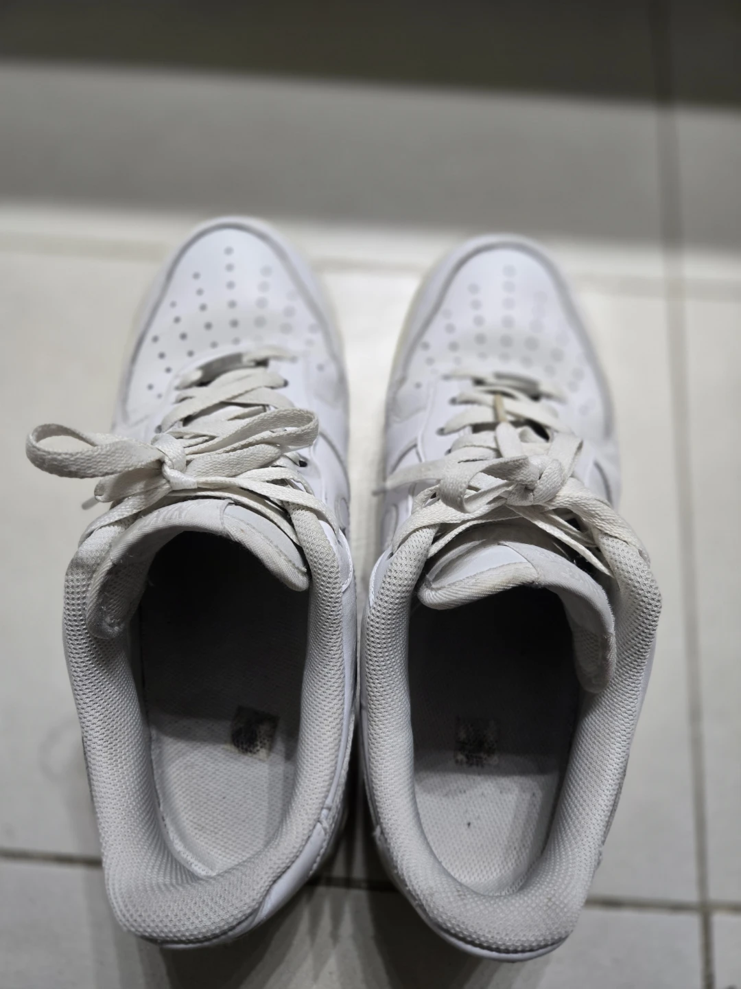 Nike Air Force 1 Low Men's White Sneakers - photo 3