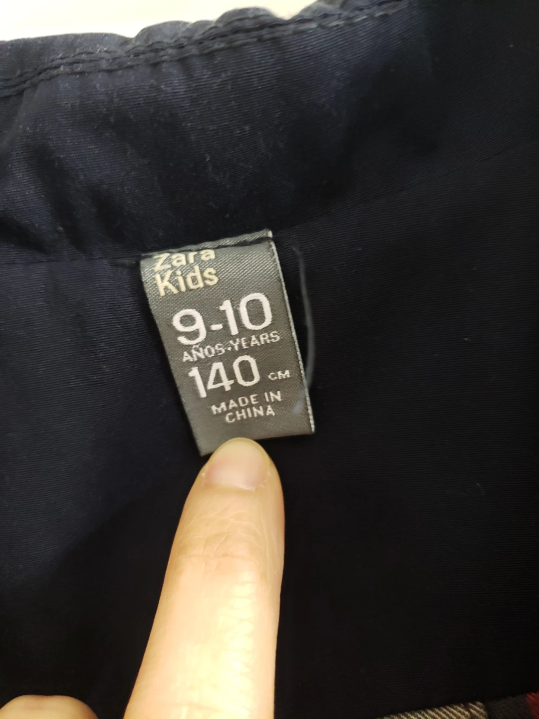 Zara Kids Navy Trench Coat - Size 9-10 - photo 3