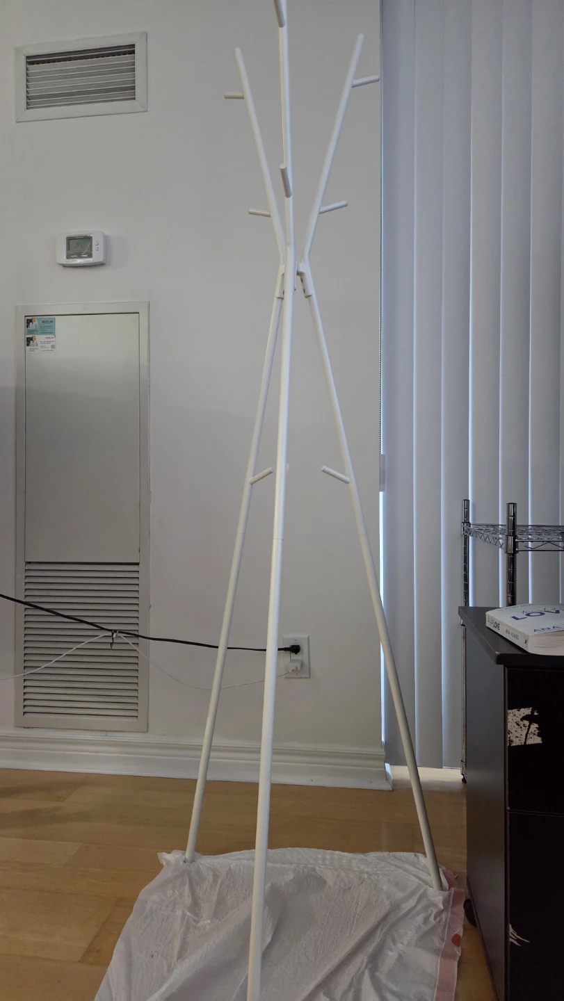 Ikea White Coat Rack 🏆