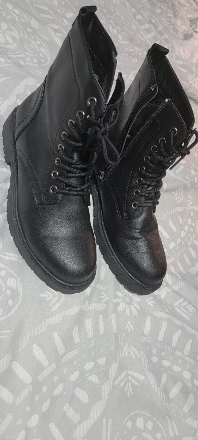 Black Combat Boots