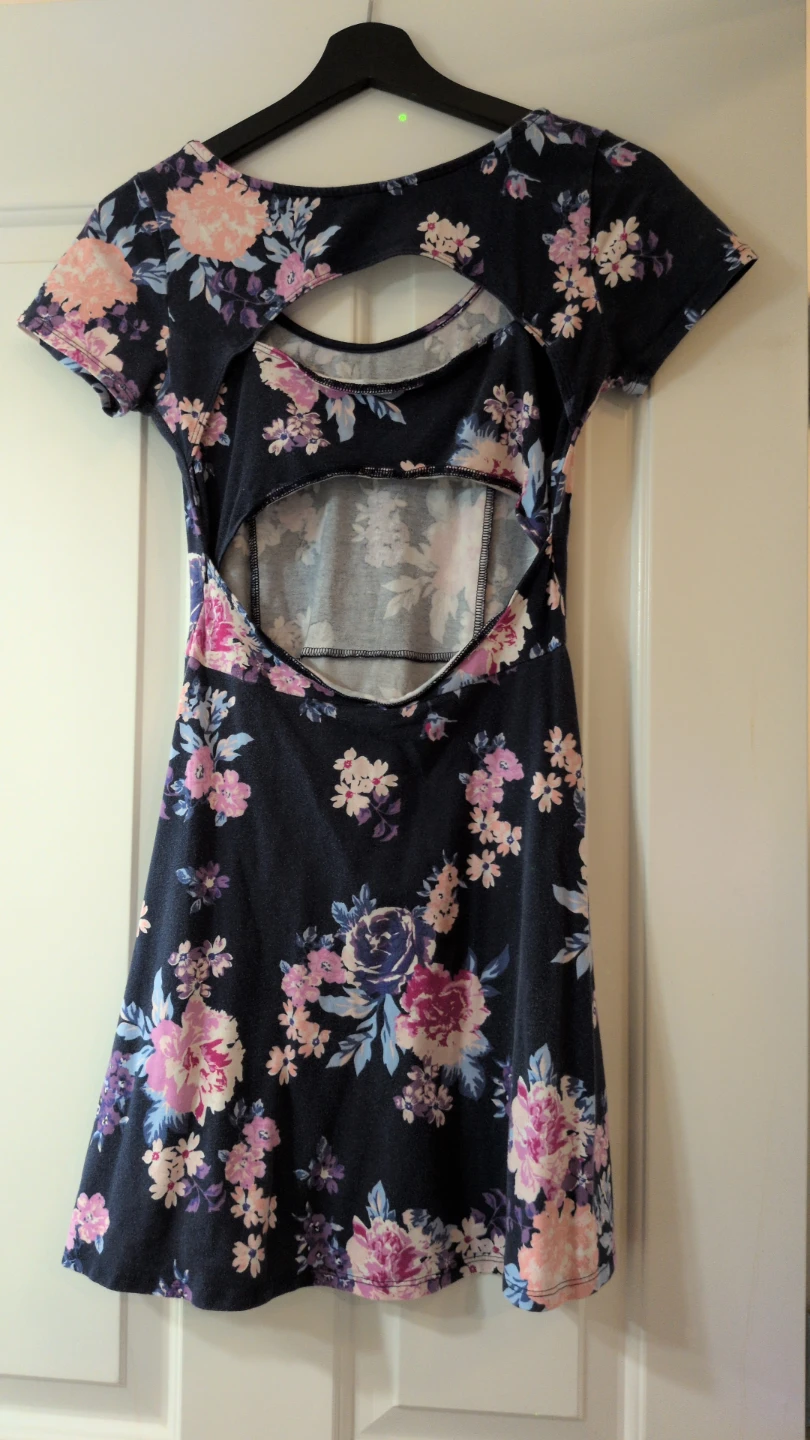 Garage Floral Print Cutout Dress Size S/P - photo 2