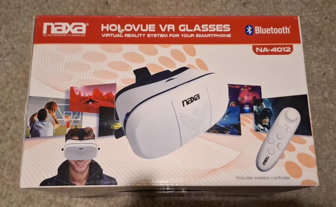 Naxa HOLOVUE VR Glasses with Wireless Controller NA-4012