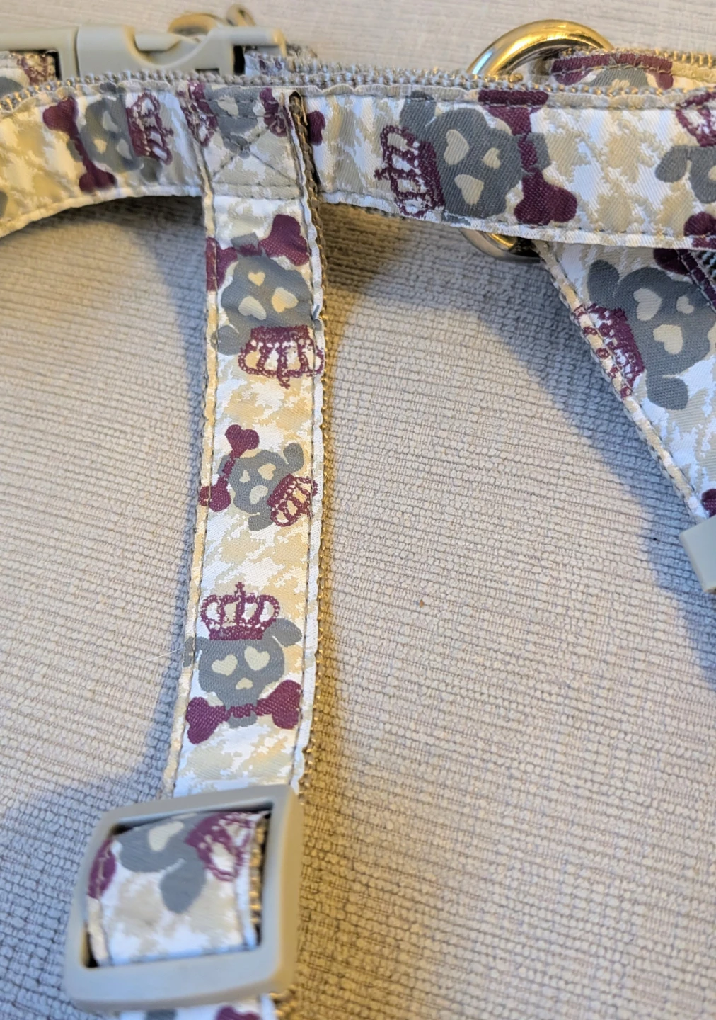 Dog Harness Skull Print  (Size Medium) - photo 4