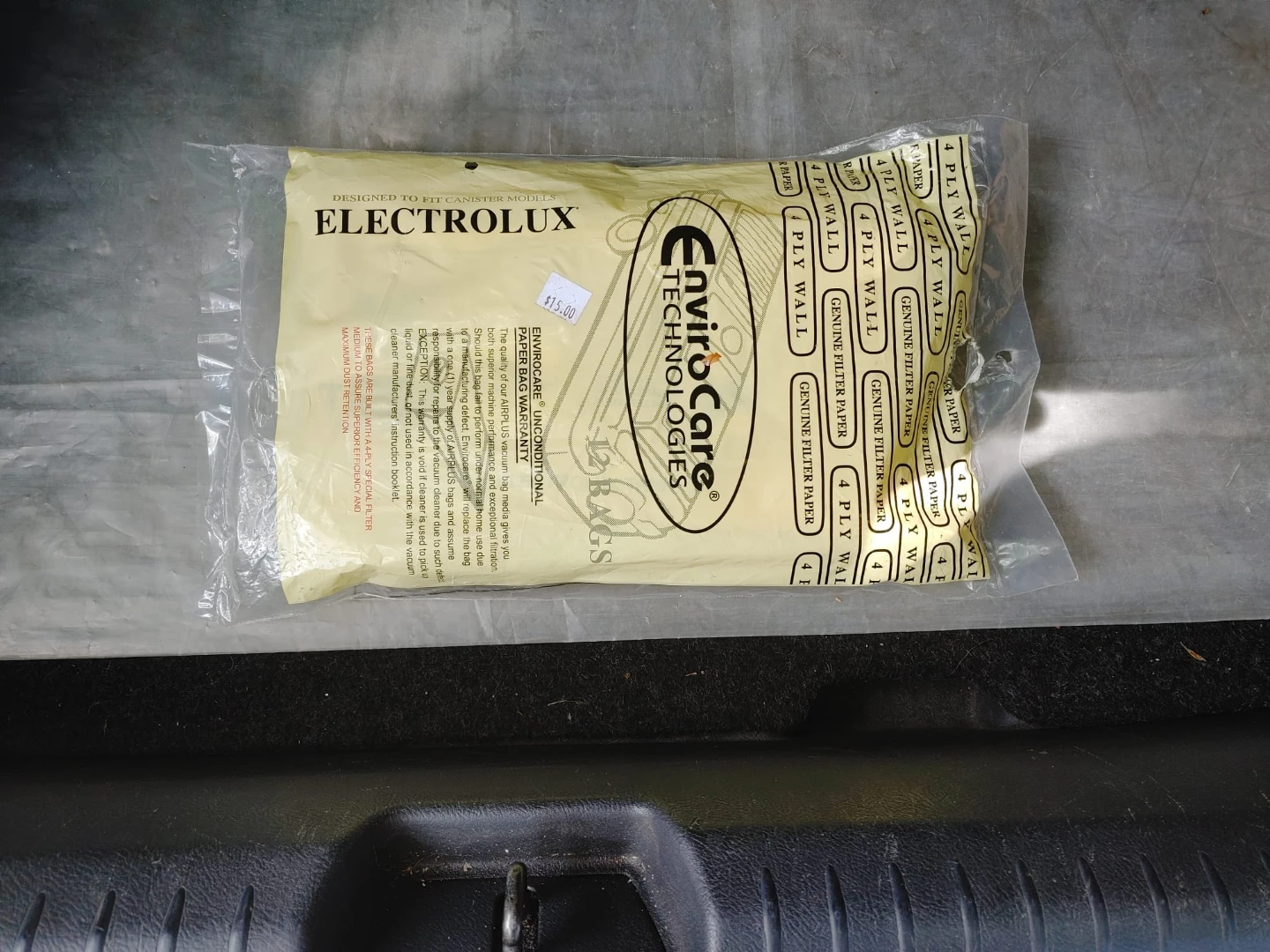 Electrolux Vacuum Bags - EnviroCare 4-Ply (12 Bags)
