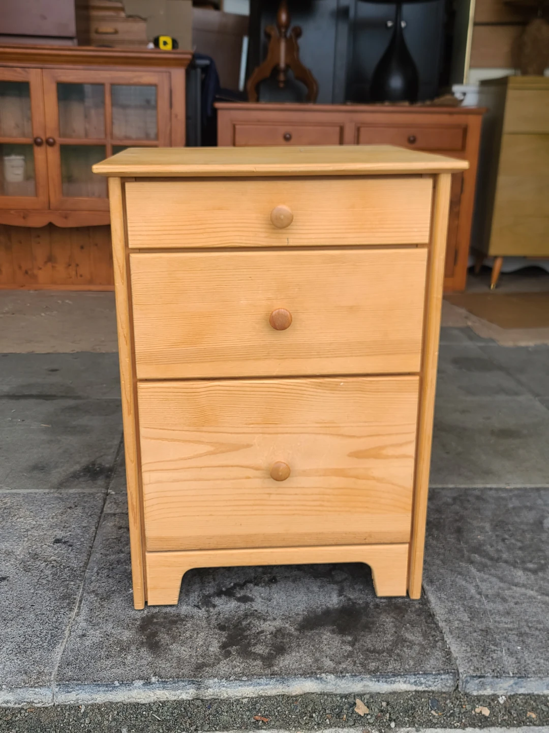 Pine 3-Drawer Chest