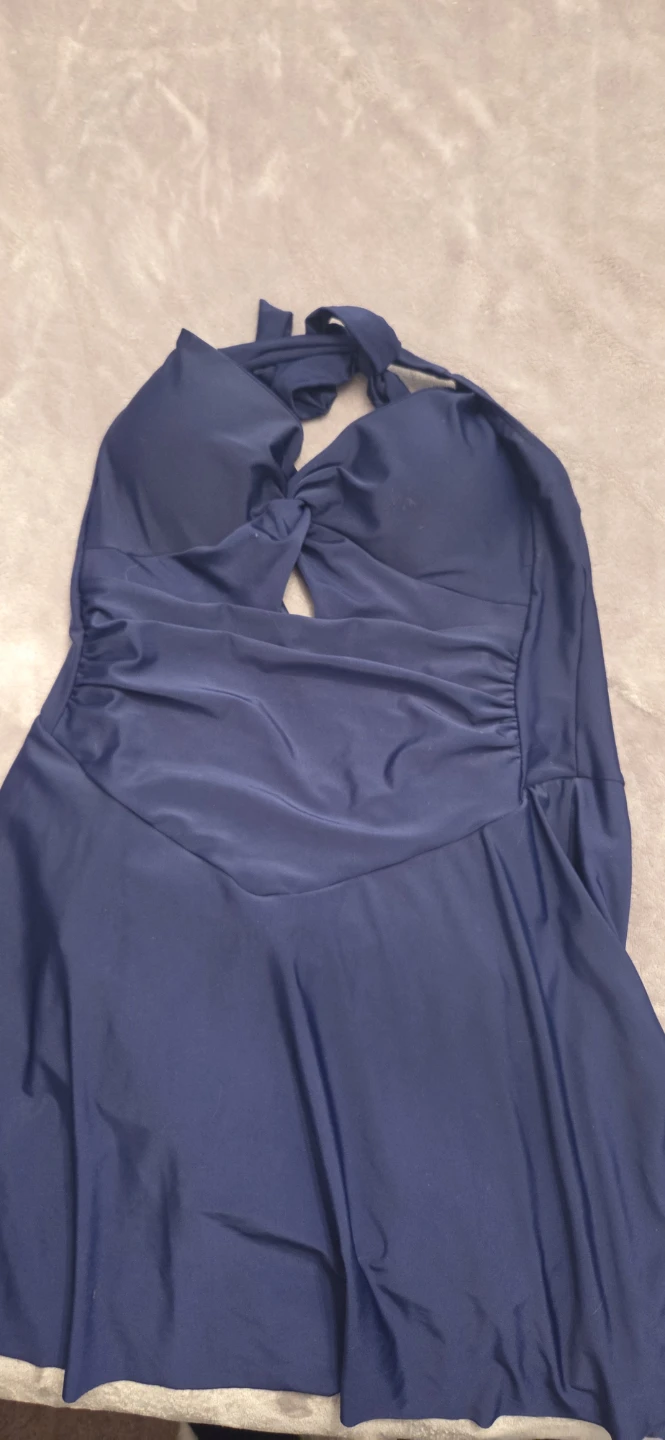 Navy Blue Swim Dress - Size 2XL
