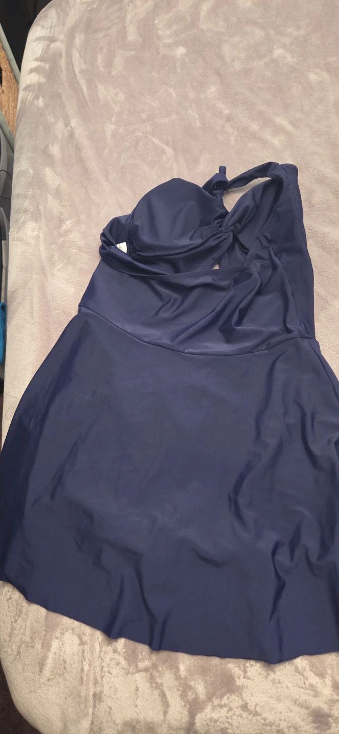 Navy Blue Swim Dress - Size 2XL - photo 2