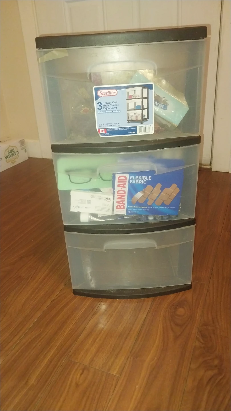 Set of 3  Organizer Carts having 3 drawers - photo 3