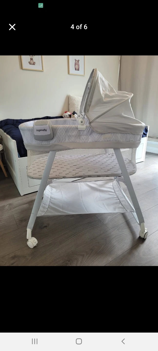 Ingenuity Moonlight Bay Rocking Sleeper Bassinet
