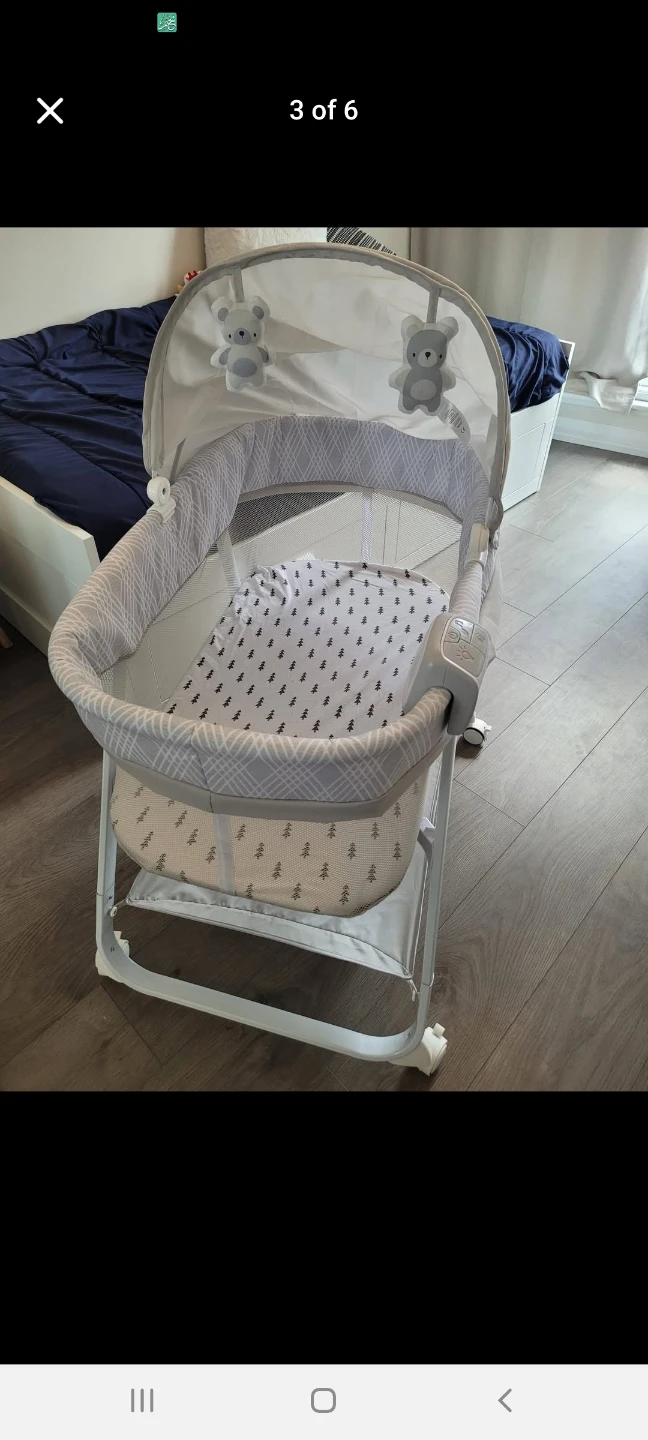 Ingenuity Moonlight Bay Rocking Sleeper Bassinet - photo 2