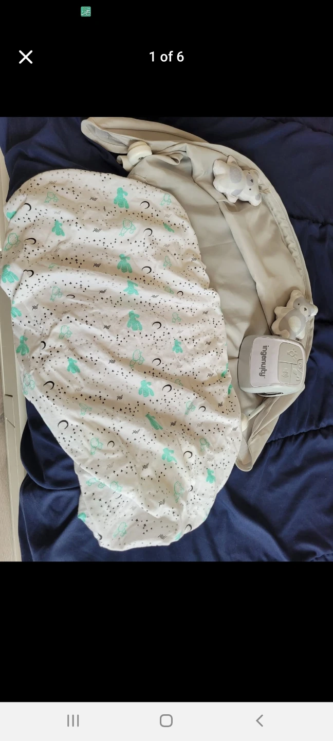 Ingenuity Moonlight Bay Rocking Sleeper Bassinet - photo 5