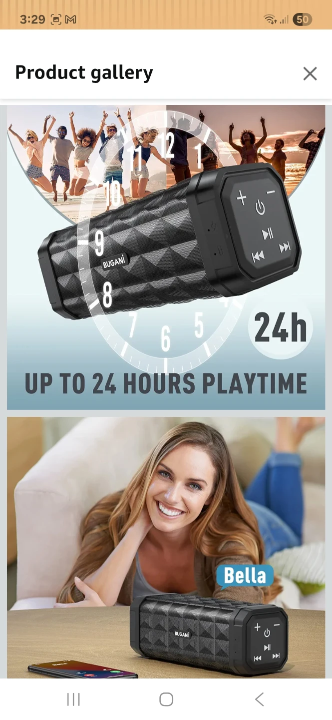New BUGANI Bluetooth Speaker M99 Speaker Bluetooth Wireless