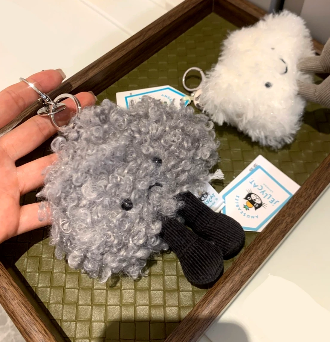 Jellycat Amusables Storm Cloud Bag Charm - photo 4