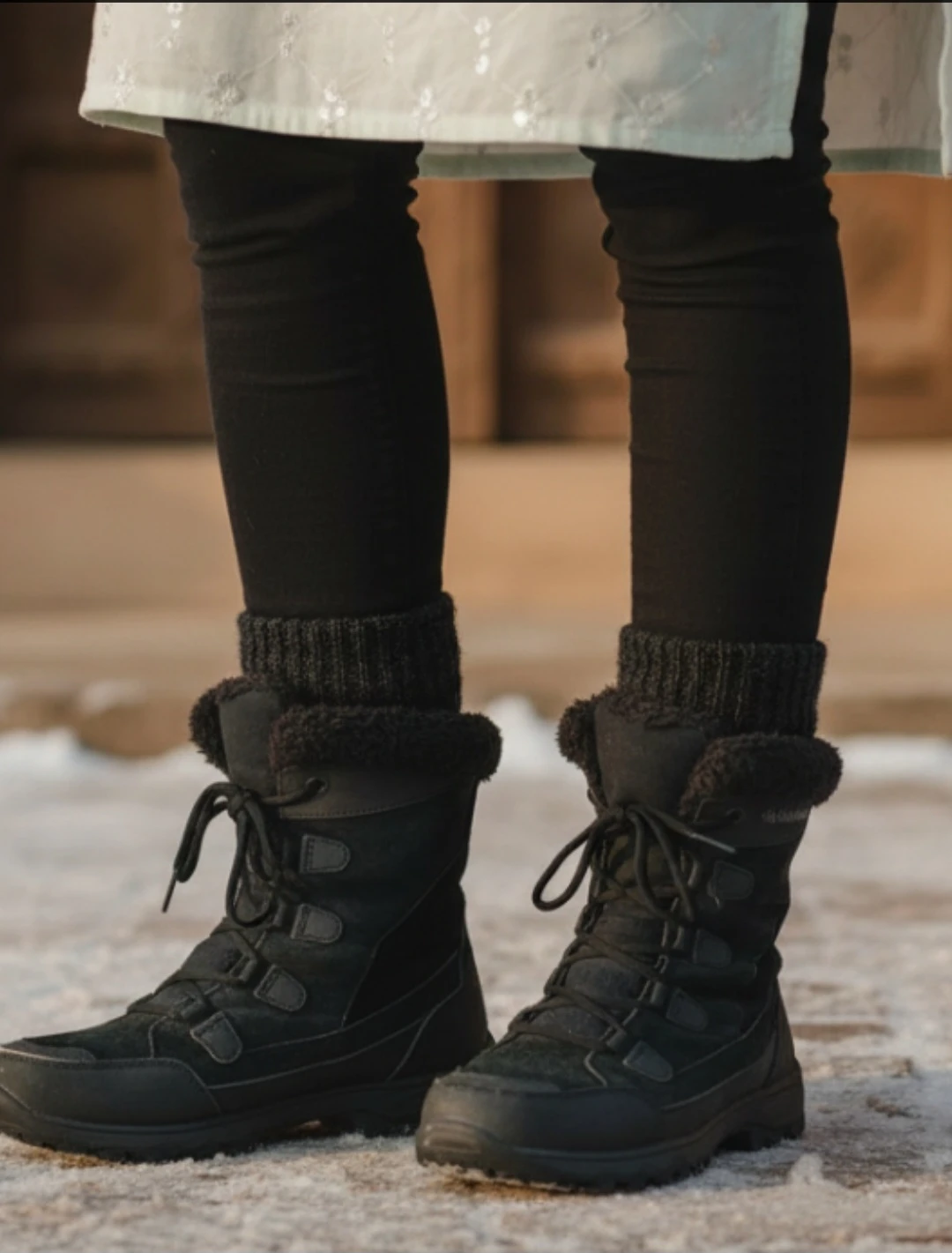 Columbia Black Winter Boots for Kids - photo 4