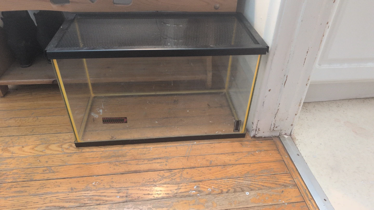 Glass Terrarium/Aquarium Tank with Mesh Lid