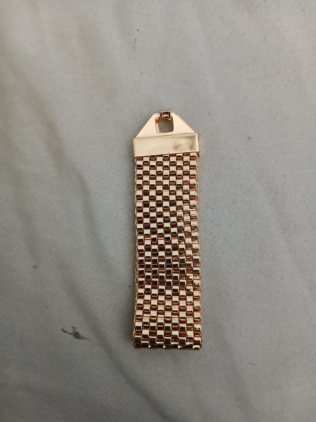 18K Gold Plated Zinc Alloy Vintage Hip Hop Bracelet - photo 3