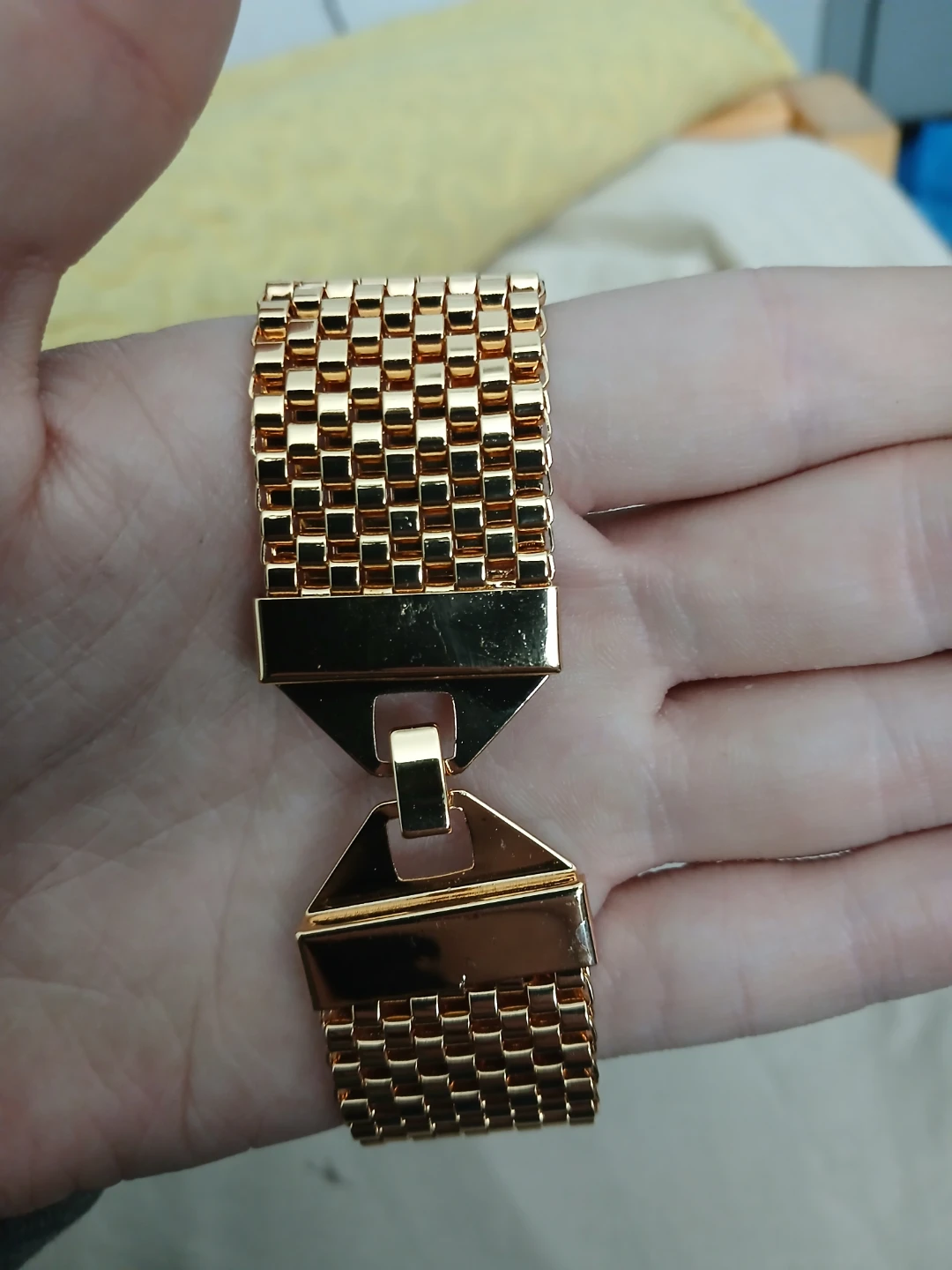 18K Gold Plated Zinc Alloy Vintage Hip Hop Bracelet - photo 5