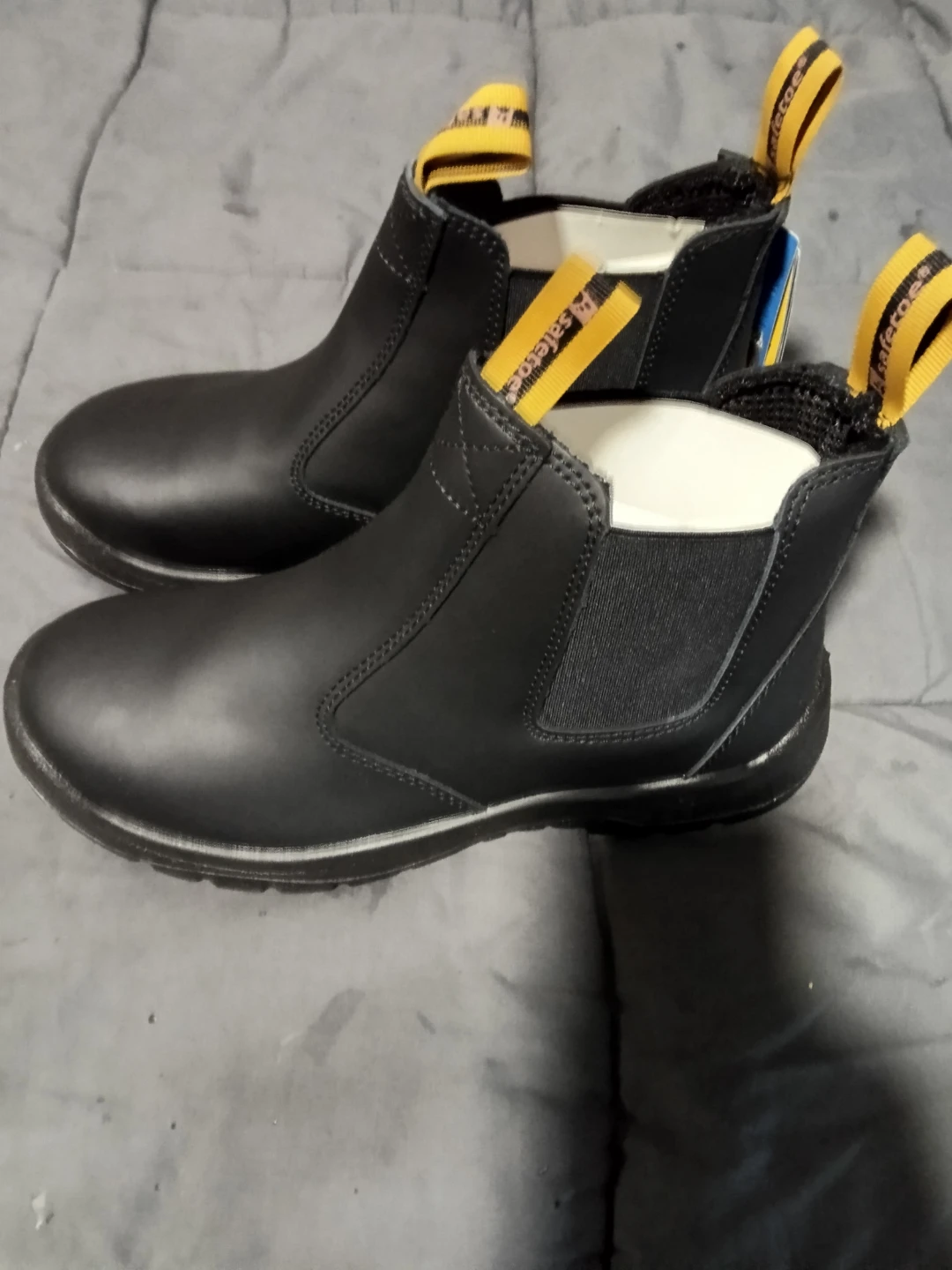 Men's Black Chelsea Work Boots - photo 2