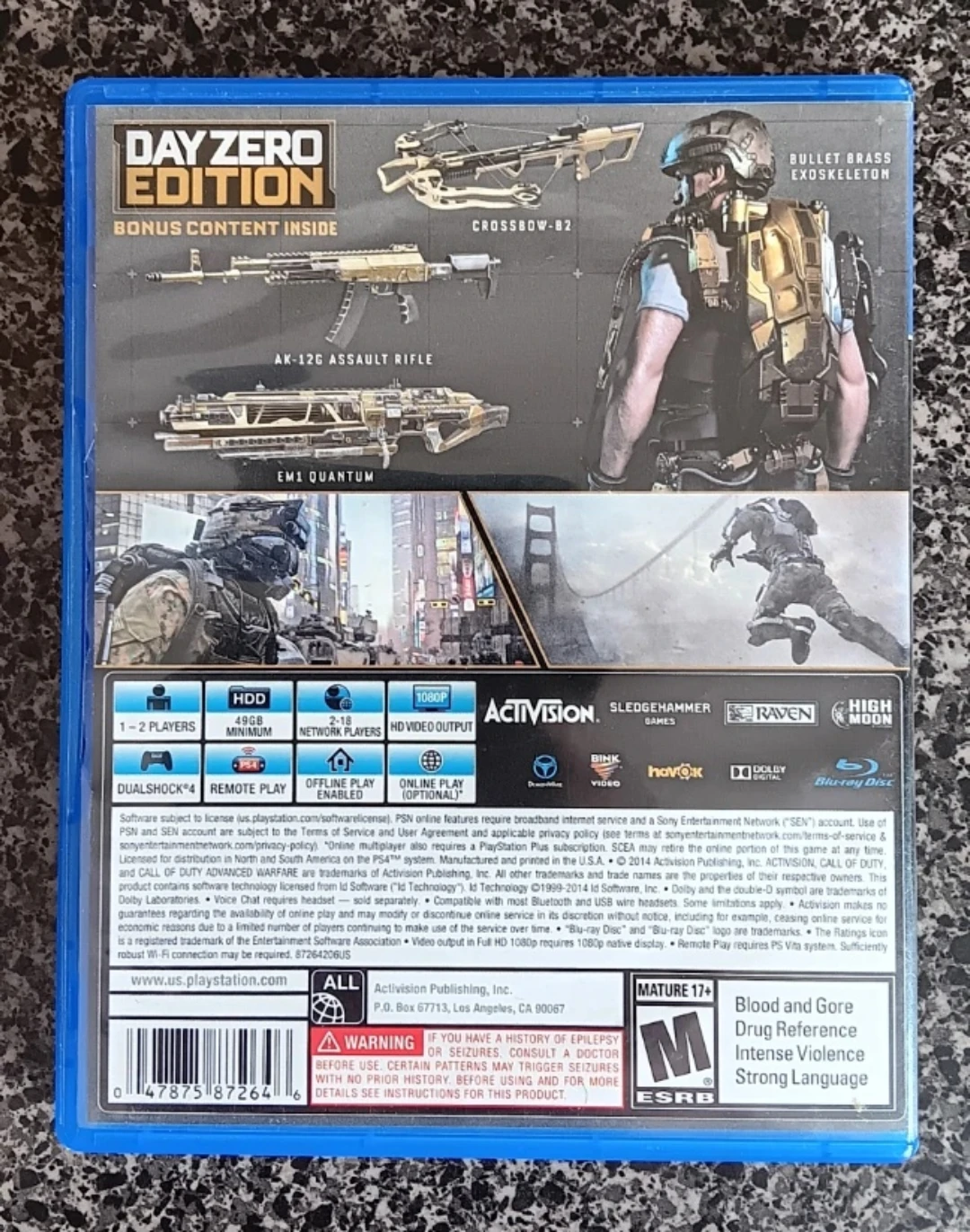 Call of Duty: Advanced Warfare Day Zero Edition PS4 Game - photo 2