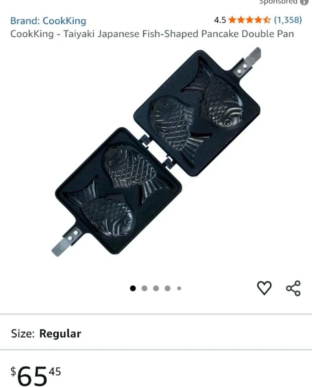 CookKing Korean style  Fish-Shaped Pancake Pan. Made in Korea - photo 4