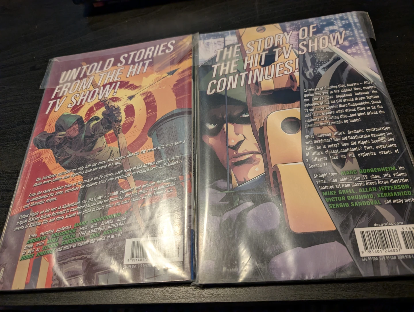 Arrow TV Show Comic Books Volumes 1 & 2