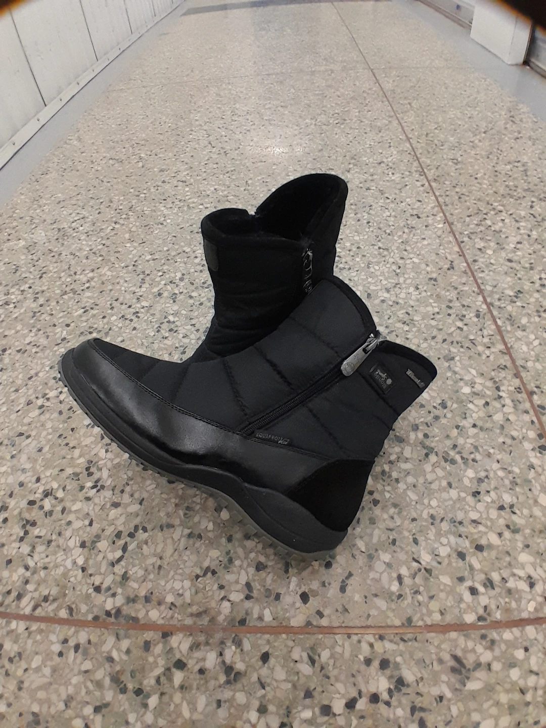 Women's Black Puffer Winter Boots Original Blonda Sport 11