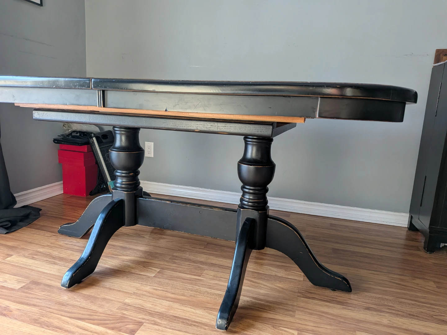 Black Dining Room Table - photo 2